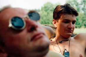 Radek Pastrnák and Jan Sverák in The Ride (1994)