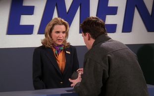 Matthew Perry and Robin McDonald in Friends (1994)