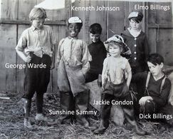 Elmo Billings, Richard Billings, Jackie Condon, Ernest Morrison, George Ward, and Kenneth Johnson in Fire Fighters (1922