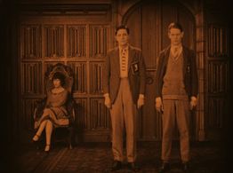 Annette Benson, Robin Irvine, and Ivor Novello in When Boys Leave Home (1927)