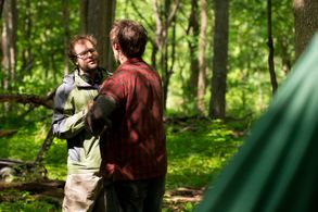 On the set of The Shade Shepherd