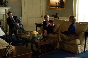 Tony Goldwyn, Portia de Rossi, and Romy Rosemont in Scandal (2012)