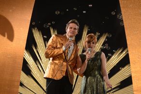 Vica Kerekes and Ondrej Brzobohatý in Codename 'Holec' (2016)