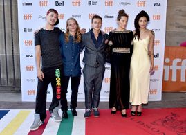 Riley Keough, Isaiah Stone, McCaul Lombardi, Raymond Coalson, and Sasha Lane