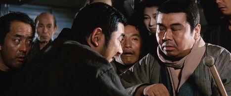 Shirô Itô, Shintarô Katsu, Shinsuke Minami, and Mutsuo Totsuka in Zatoichi and the One-Armed Swordsman (1971)