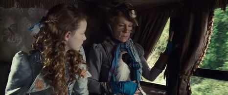 Juliet Stevenson and Dakota Blue Richards in The Secret of Moonacre (2008)