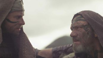 From the BAFTA nominated Tumult by Johnny Barrington. On this picture, Ivar Sverrisson with the famous Icelandic actor I