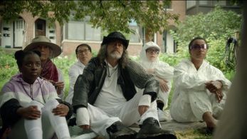 Kyra Harper, Mag Ruffman, Jay Yoo, Timilehin Olusoga, and Jordan Heron in Finding Green (2022)