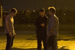 Caleb Steinmeyer and Michael Morrissey in Boy Wonder (2010)