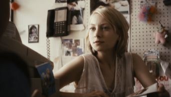 Actress Anna Moore filming 'Fighting Fish' from Director Annette Apitz.