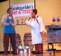 Hello dolly! - Barnaby and Cornelius hatching a plan for a night off of work.