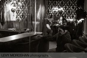 On the set of the feature film 