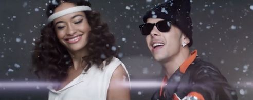 Still of Geneviève Capovilla and Dappy in Girls