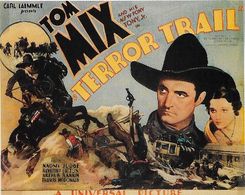 Naomi Judge, Tom Mix, and Tony Jr. the Horse in Terror Trail (1933)