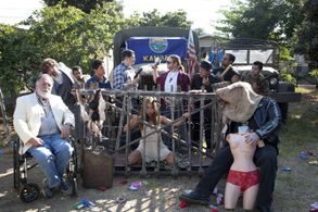 Erin Miracle, Anthony Della Catena, and Jose Blackman Jr. in Dead Kansas (2013)