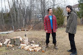 Benjamin Bratt and Joel Evans in The Lesser Blessed (2012)