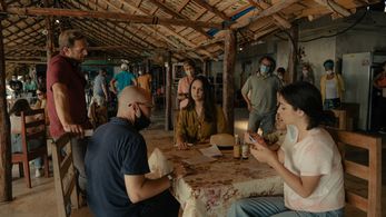 Behind the scenes from The Black Demon