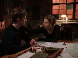 Mae Whitman and Miles Heizer in Parenthood (2010)