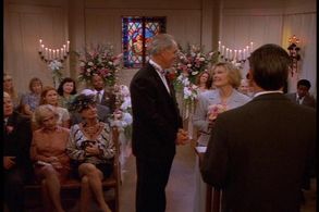 John Lithgow, Jane Curtin, and Elmarie Wendel in 3rd Rock from the Sun (1996)