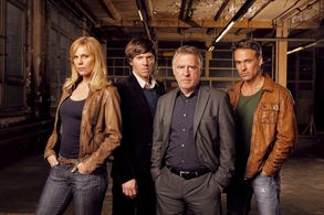 Marco Girnth, Melanie Marschke, Andreas Schmidt-Schaller, and Steffen Schroeder in Leipzig Homicide (2001)