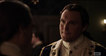 Seth Numrich and Owain Yeoman in TURN: Washington's Spies (2014)