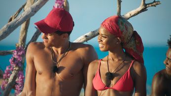 Courtney Randolph, Dre Woodard, and Isaac Francis in Too Hot to Handle: Court in the Act (2023)