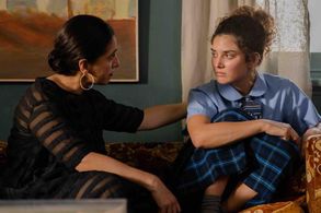 Elena Carapetis and Luca Sardelis in 'The Hunting'