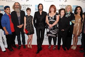 Cast of Detachment at TriBeca Film Festival premiere.
