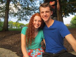 Erin Morris and Matthew Becker in Up on High Ground (2014)