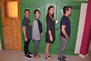 Alma Zack, Yuval Semo, Mali Levi, and Udi Kagan in Elisha (2015)