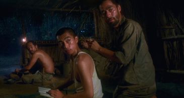 Yûya Endô, Yûya Matsuura, and Shinsuke Kato in Onoda: 10,000 Nights in the Jungle (2021)