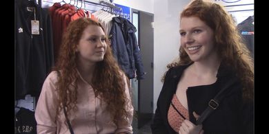 Erin Morris and Kailynne McFerran-Cruthis in Up on High Ground (2014)