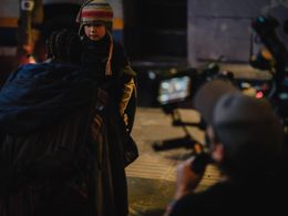 Behind the scenes photos from the August 2023 Issue of Total Film Magazine. (L-R) John David Washington as Joshua and Ma