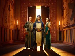 Ben Kingsley, Sibylla Deen, and Avan Jogia in Tut (2015)
