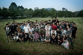 Jung Woo-sung, Zo In-sung, Sung-Woo Bae, and Ryu Jun-Yeol in The King (2017)