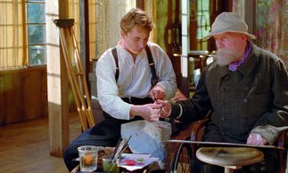 Michel Bouquet and Vincent Rottiers in Renoir (2012)
