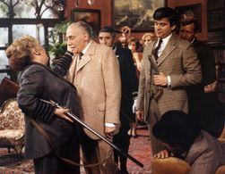 Karel Effa, Jirí Kodet, Milos Kopecký, Petr Stepánek, and Stella Zázvorková in Rùzový Hubert (1985)