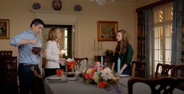 Madison Thompson with Academy Award winner Helen Hunt on FOX's Shots Fired