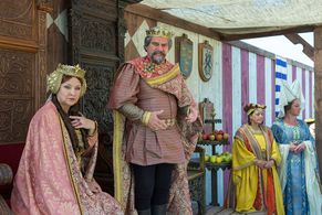 Zlata Adamovská and Petr Stepánek in Korunní princ (2015)