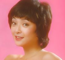 Akiko Hyûga at an event for Female Leopard (1985)