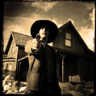 Ryan McCann on the set of Budweiser campaign