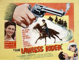 Rose Bascom and Johnny Carpenter in The Lawless Rider (1954)