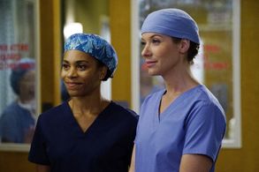 Tessa Ferrer and Kelly McCreary in Grey's Anatomy (2005)