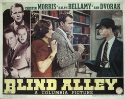 Ralph Bellamy, Ann Dvorak, Chester Morris, and Rose Stradner in Blind Alley (1939)