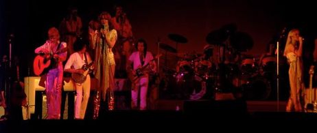 Agnetha Fältskog, Anni-Frid Lyngstad, Björn Ulvaeus, and ABBA in ABBA: The Movie (1977)