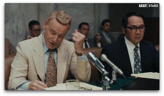 Keisuke Hoashi as Senator Daniel K. Inouye in 