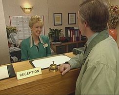 Steve Coogan and Barbara Durkin in I'm Alan Partridge (1997)