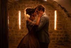 Damian Hardung and Harriet Herbig-Matten in Maxton Hall: The World Between Us: Stunde der Wahrheit (2024)