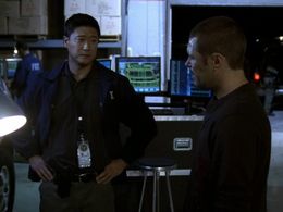 Carlos Bernard and Tom Choi in 24 (2001)