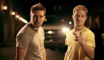 Les Satiriques, Nicholas Savard-L'Herbier, and Pierre-Luc Gosselin in Les Satiriques: Push Up Bra (2011)